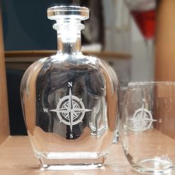 Compass Rose Decanter