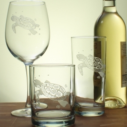 Sea Turtle Glassware