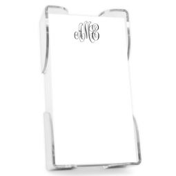 Monogram List Sheets in Acrylic Holder