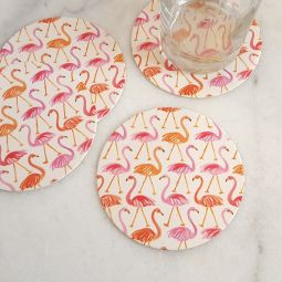 Flamingo Coasters - Set 12