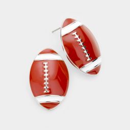 Football Stud Earrings