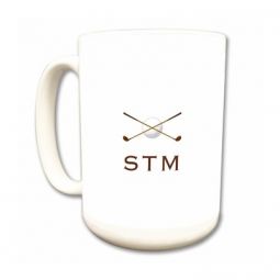 Golf Clubs & Monogram Mug