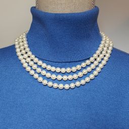 60" Grace Pearl Necklace - Wear it 6 Ways