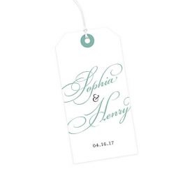 White with Script Hanging Gift Tags