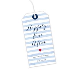 Blue Skies Stripe Hanging Gift Tags