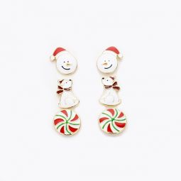 Christmas Trio Studs