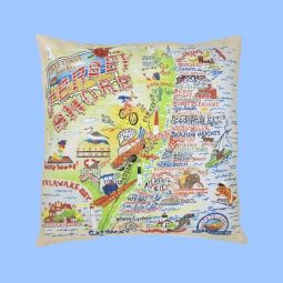 Jersey Shore Outdoor Pillow