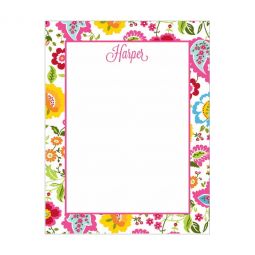 Bright Floral Notepad