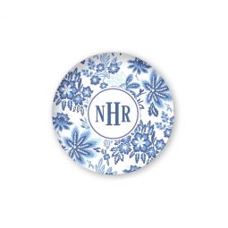 Personalized Paperweight - Blue Floral