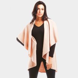 Blush Pink Shawl Cape