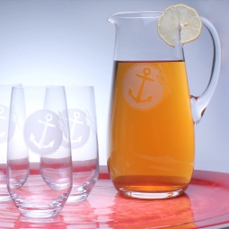 Circle Anchor Glassware