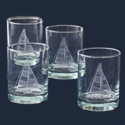 Sailboat Glassware