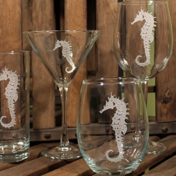 Seahorse Glassware