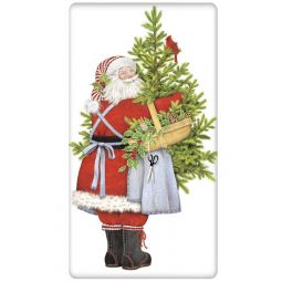 Santa and Tree Kitchen Towel