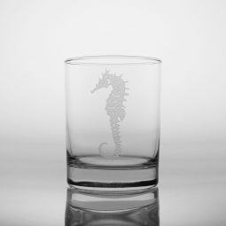 Seahorse Double Old-Fashioned Glasses Set 4