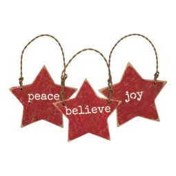 Star Ornament Trio