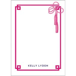 Hot Pink Tassel Notepad