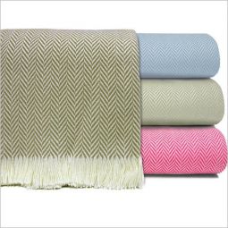 Herringbone Throw - 4 Color Options